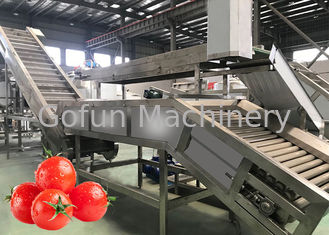 إعادة تدوير مياه خط إنتاج صلصة الطماطم 5t / H Sus304 / 316L